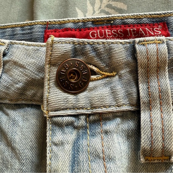 Guess Women's Blue Stretch Denim Jean Shorts - Picture 7 of 10